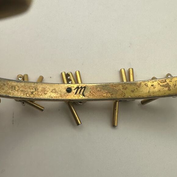 Madewell Cuff Bracelet Tassels Fold tone Western Coastal Cowgirl Boho Casual - Picture 4 of 11